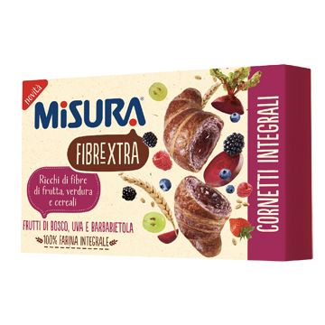 Misura cornetti fibre extra viola frutti di bosco uva e barbabietola 300 g