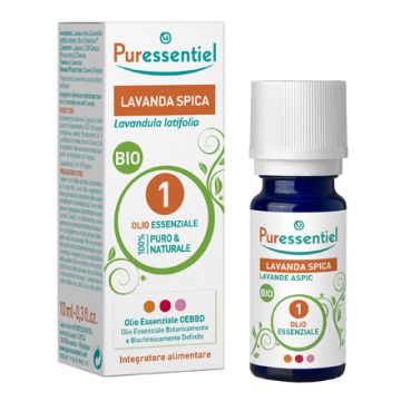 Puressentiel lavanda spica olio essenziale bio 10 ml