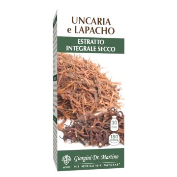 Uncaria-lapacho estratto integrale secco 180 pastiglie