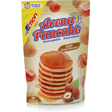 Proaction avena pancake crema di nocciole 1000 g