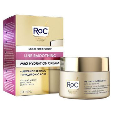 Roc retinol correxion line smoothing crema viso 50 ml