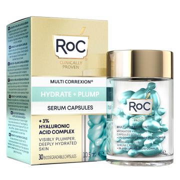 Roc multi correxion hydrate+ plump siero viso in capsule 30 capsule