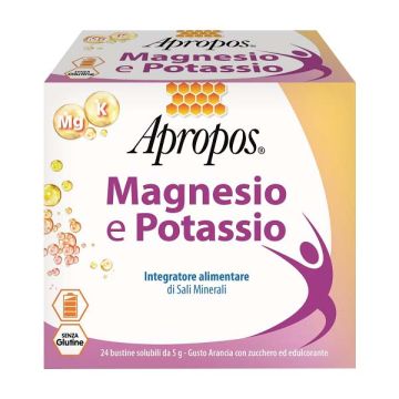 Apropos magnesio potassio 24 bustine gusto arancia