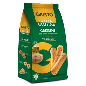 Giusto senza glutine grissini al sesamo 150 g