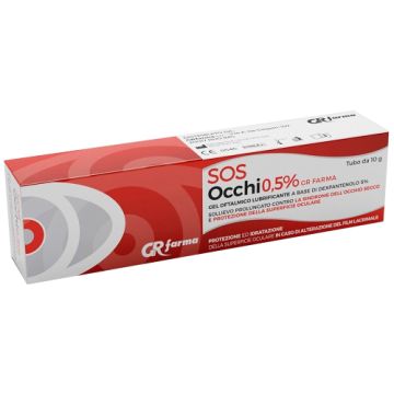 Gel oftalmico lubrificante dexpantenolo 5% sos occhi 0,5% 10 g