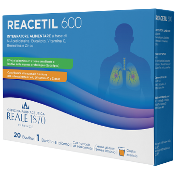Reacetil 600 20 bustine reale 1870