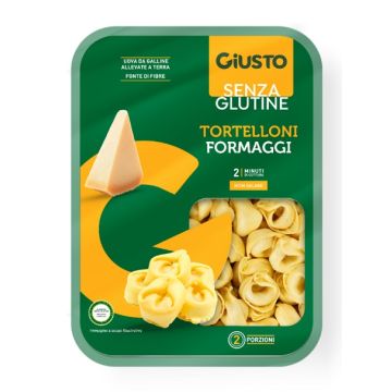 Giusto senza glutine tortelloni formaggi 250 g