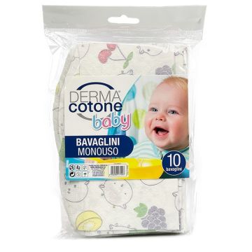 Dermacotone baby bavaglini monouso 10 pezzi