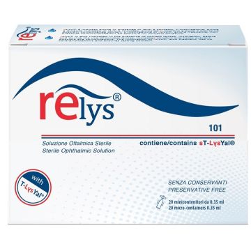 Relys monodose soluzione oftalmica 20 minicontenitori da 0,35 ml senza conservanti