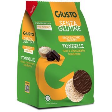Giusto senza glutine tondelle cioccolato fondente new 60 g