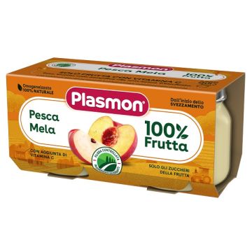 Plasmon omogeneizzato pesca mela 160 g