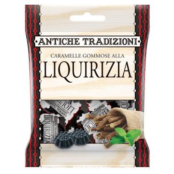 Antiche tradizioni caramelle gommose liquirizia 50 g