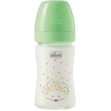 Chicco biberon perfect glass unisex silicone da 150 ml