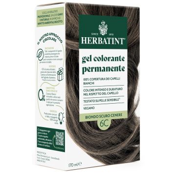 Herbatint 6c biondo scuro cenere 170 ml
