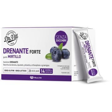 Dr viti drenante forte mirtillo 28 stick pack senza zuccheri