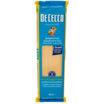 De cecco spaghetti quadrati n413 nuova ricetta 400 g