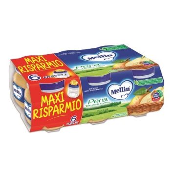 Mellin omogeneizzato pera 100 g 6 pezzi
