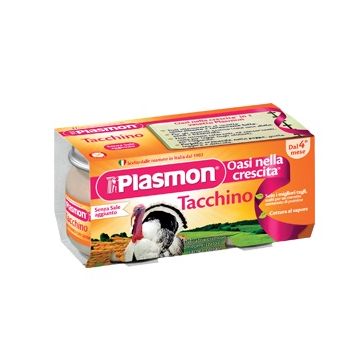 Plasmon omogeneizzato tacchino 80 g x 2 pezzi
