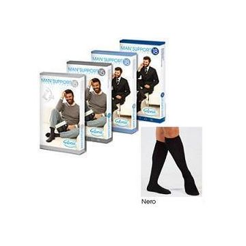 Man support 18 cotone gambaletto 18 nero 4