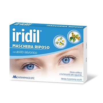 Iridil maschera riposo occhi 4 pz
