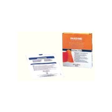 Medicazione non aderente allo iodio-povidone inadine misura 9,5x9,5 10 pezzi