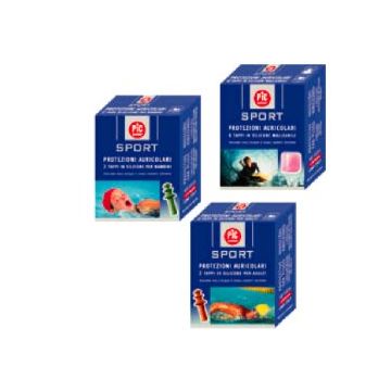 Tappo auricolare in silicone pic sport per bambini 2 pezzi