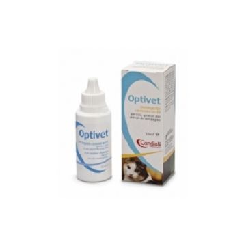Optivet detergente per occhi per cani e gatti flacone 50 ml