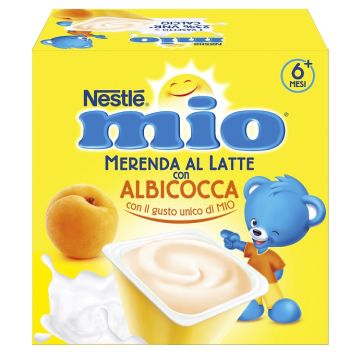 Nestle' mio merenda albicocca 4 x 100 g