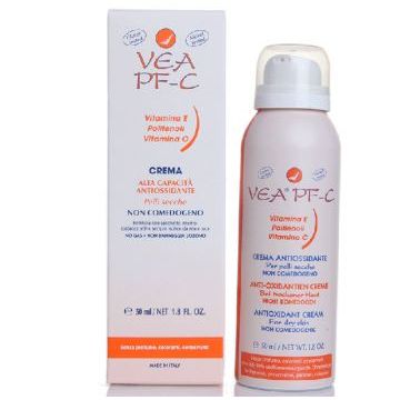 Vea pf c vit e/polif/bomb 50ml in bomboletta airless