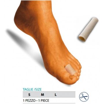 Orione ok ped g106 tubo proteggi dita gel polimero rivestito m 1 pezzo