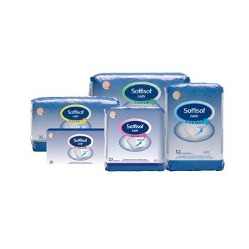 Pannolone per incontinenza con protezioni discrete morbide e anatomiche con nucleo super assorbente e uno speciale filtrante esterno traspirante soffisof lady extra 10 pezzi