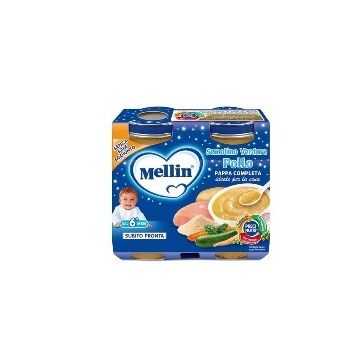 Mellin omogeneizzato cena pollo verdure 2 pezzi 200 g