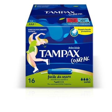 Tampax compak super 16 pezzi