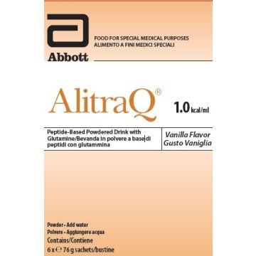 Alitraq vaniglia 6 bustine da 76 g