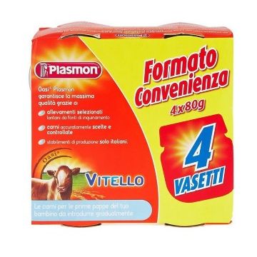 Plasmon omogeneizzato vitello 4 x 80 g