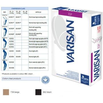Varisan top ccl 1 collant gestante atu pc corto beige 2 normale