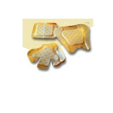 Medicazione biatain in schiuma di poliuretano con idrocolloide e bordo adesivo per sacro 23x23 cm 5 pezzi