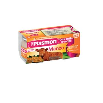 Plasmon omogeneizzato manzo 4 x 80 g