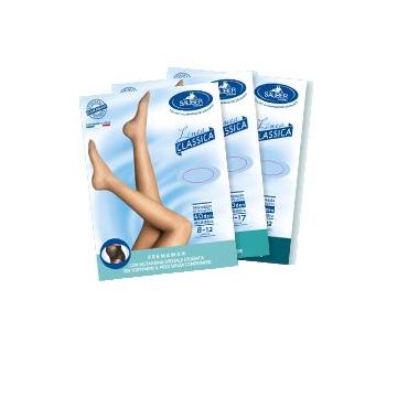 Sauber collant 70 denari premaman maglia microrete nero 4 linea classica