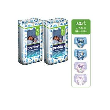 Huggies drynites boy pyjama pants 4/7 anni medium 17/30kg pacco singolo 10 pezzi