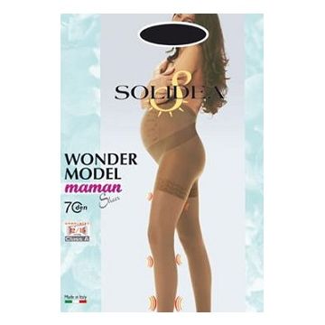 Wonder model maman 70 sheer collant gestante sabbia l