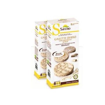 Gallette riso cioccolato bianco 100 g