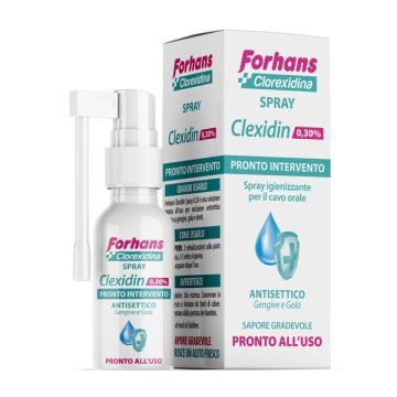Collutorio spray con clorexidina forhans clexidin 50ml