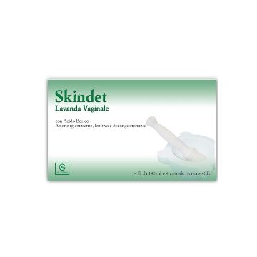 Skindet lavanda vaginale 4 flaconi 140 ml + 4 cannule monouso in blister