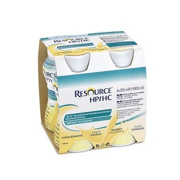 Resource hp/hc vaniglia 4 bottiglie 200 ml