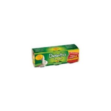 Dieterba omogeneizzato coniglio 3 pezzi 80 g