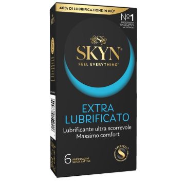 Profilattico ansell akuel skyn extra lubrificato b 6 pezzi