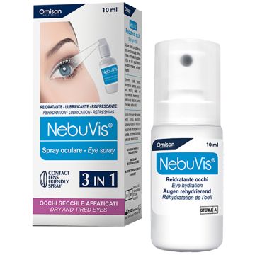 Nebuvis reidratante occhi spray 10 ml 1 pezzo
