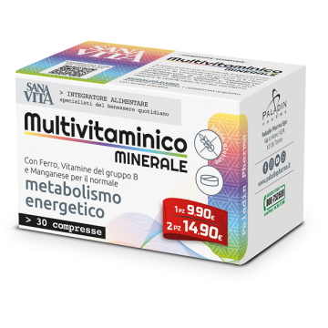 Sanavita multivitaminico minerale 30 compresse