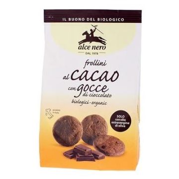 Frollino al cacao con gocce di cioccolato bio 300 g